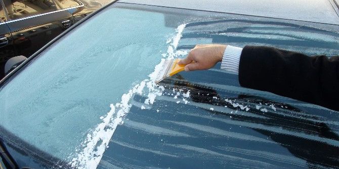 Yozgat’ta Araçların Camları Buz Tuttu