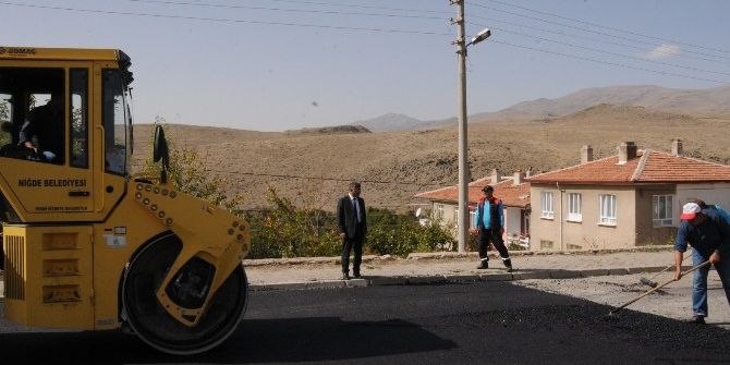 Muhtar’dan Başkan Akdoğan’a Asfalt Teşekkürü