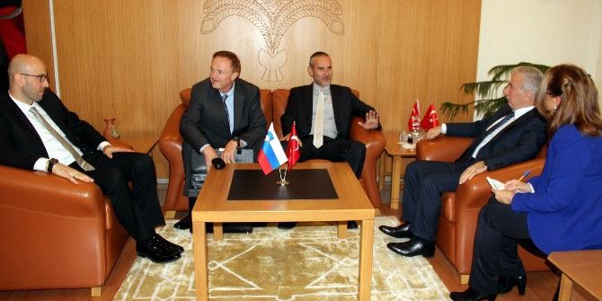 Slovenya Büyükelçisi Jukic Vali Kamçı’yı Ziyaret Etti