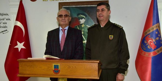 Başkan Yılmaz’dan Komutana İadeyi Ziyaret