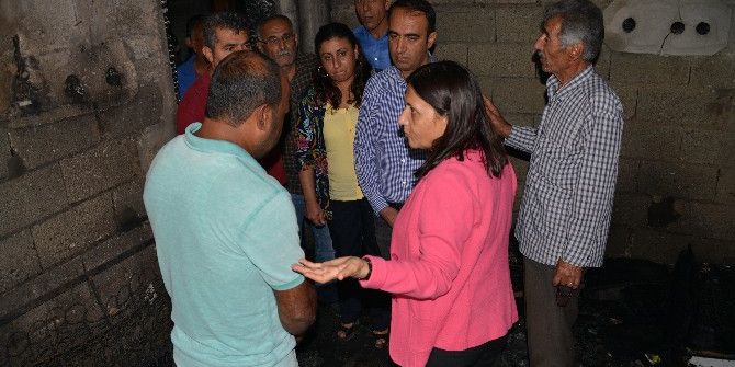 Mutlu, Yangında Çocuklarını Kaybeden Aileyi Ziyaret Etti