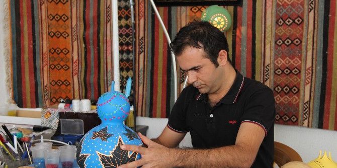 Su Kabağından Gece Lambası