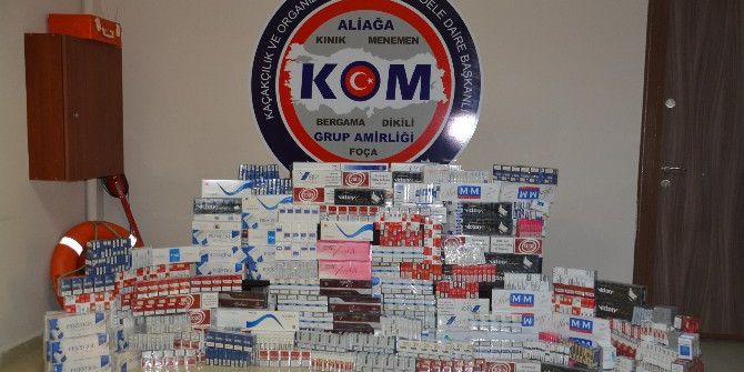 İzmir’de Kaçak Sigara Operasyonu
