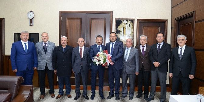 Muhtarlardan Başkan Külcü’ye Ziyaret