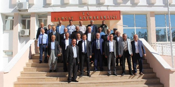 Samsat’ta Muhtarlar Günü Kutlandı