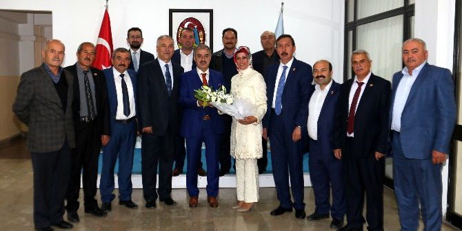 Muhtarlardan Başkan Dinç’e Ziyaret