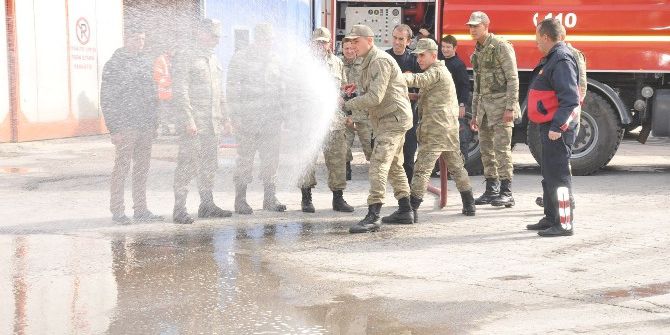 Bozüyük Belediyesi İtfaiyesi’nden Yangın Eğitimi