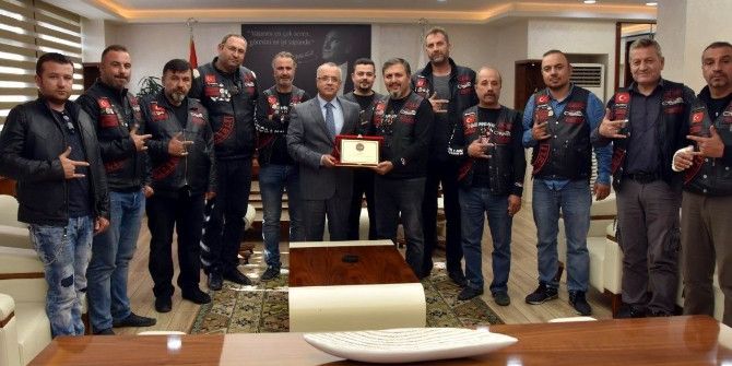 Salihlili Motoksikletçilerden Başkan Kayda’ya Ziyaret