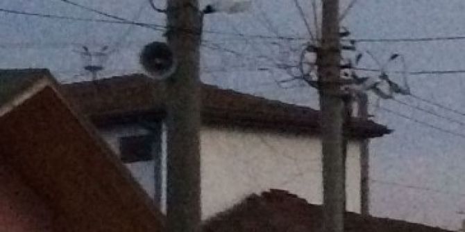 Yüksek Gerilim Direğinde Yangın Çıktı