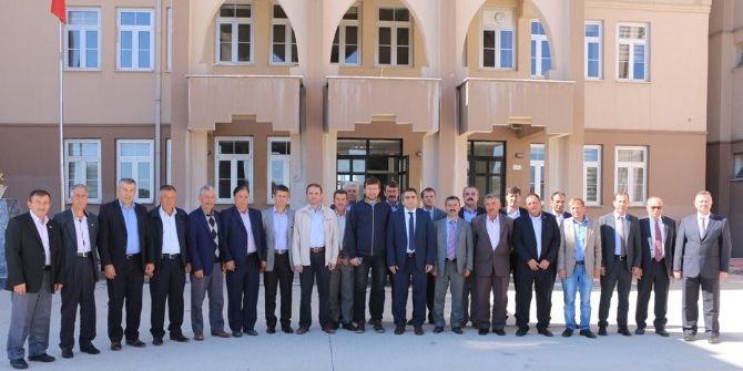 Kaymakam Karaaslan Muhtarlarla Yemekte Buluştu