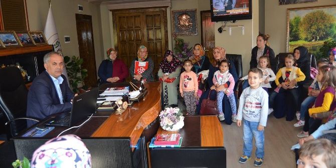 Başkan Yaman’a Kur’an Kursu Öğrencilerinden Ziyaret