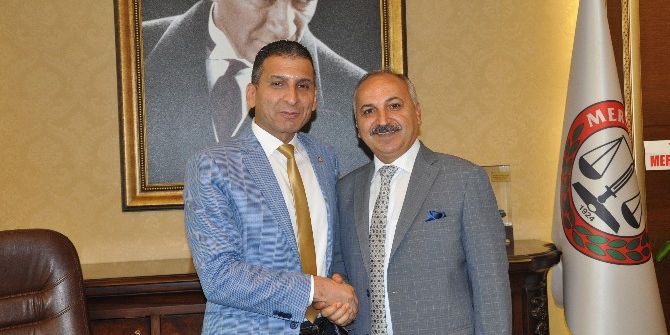 Dinçer, Mersin Barosu Başkanı Er’i Ziyaret Etti