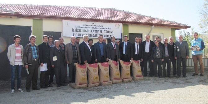 Hisarcık’ta 29 Çiftçiye Macar Fiğ Tohumu Dağıtıldı