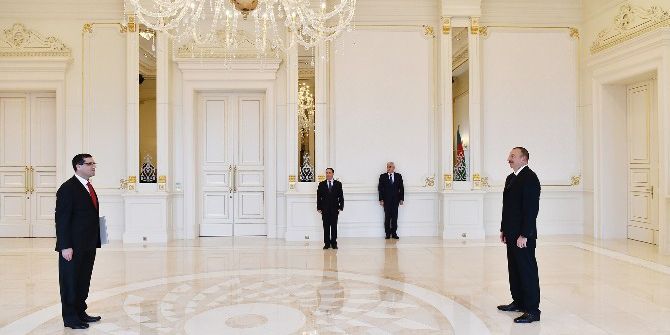 Azerbaycan Cumhurbaşkanı Aliyev, Bakü Büyükelçiliği’ne Atanan Özoral’ın Güven Mektubunu Kabul Etti