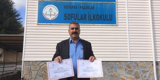 Pazarlar’da 2 Okula Beslenme Dostu Belgesi