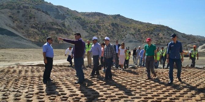 Dsi Yetkililerinden Çetintepe Barajında İnceleme