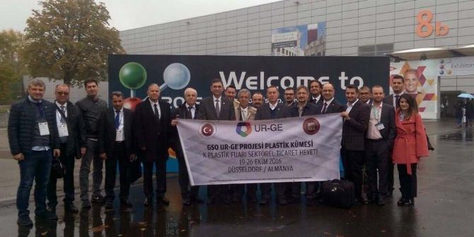 Gso Ur-ge Plastik Kümesi Heyeti Almanya K Plastik Fuarında