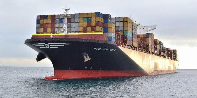 Türkiye’ye Bugüne Kadar Gelen En Büyük Gemi Tekirdağ’da