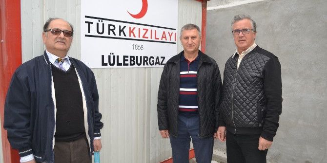 Türk Kızılayı Lüleburgaz Şubesi’ne Çok Amaçlı Konteyner