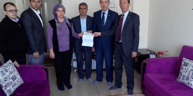 Belediye İşçisinin Kaza Sigortası Bedeli Ailesine Verildi