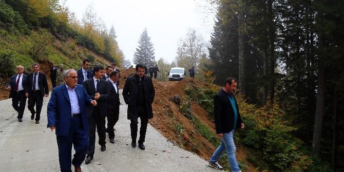 Güvende Ve Erikbeli Yaylalarına Yol Çalışmaları Devam Ediyor