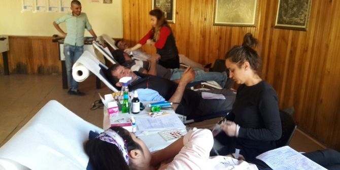 Üniversite Öğrencilerinden Kan Bağışına Destek