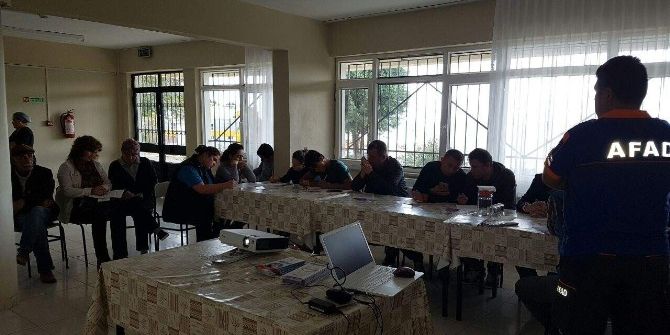 Çocuk Destek Merkezi Personeline Afet Bilinci Eğitimi