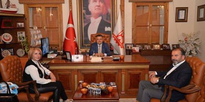 Azeri Gazeteciden Başkan Yağcı’ya Ziyaret