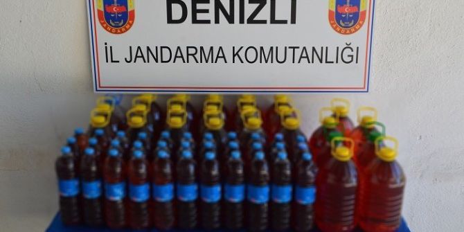 Denizli’de 106 Litre Kaçak Şarap Ele Geçirildi