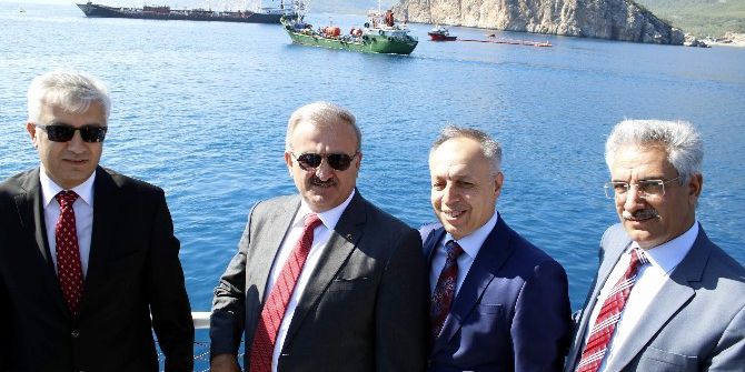 Antalya Limanı’nda Kirlilik Tatbikatı