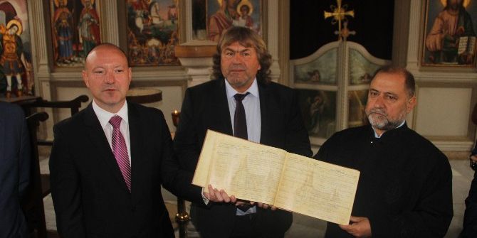 Bin 441 Bulgar’ın Yazdığı Kitap Sveti Georgi Kilisesi’ne Hediye Edildi