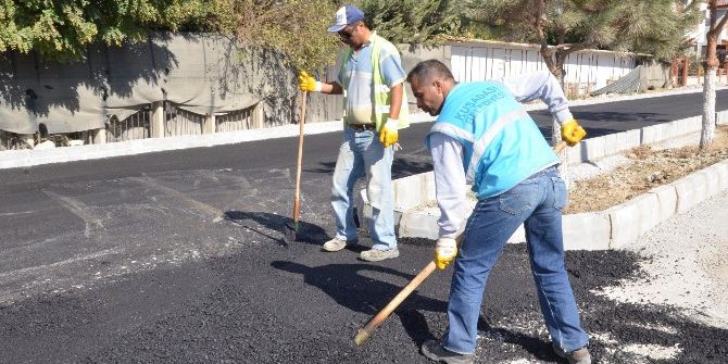 Kuşadası Karaova’da Asfalt Çalışması Başladı