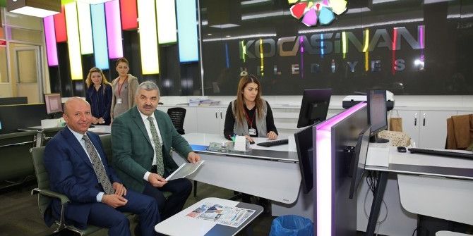 Çolakbayrakdar, Çelik Başkan’a Çözüm Merkezini Gezdirdi