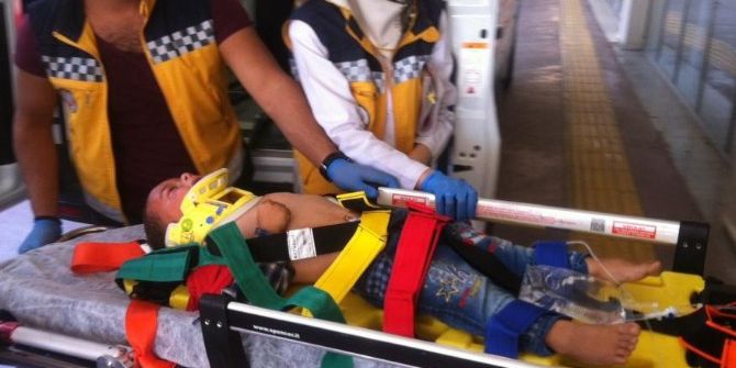 Otomobilin Çarptığı Çocuk Yaralandı