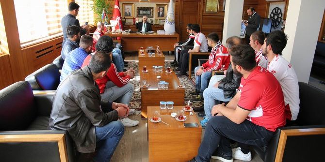 Sivasspor Taraftar Grubundan, Başkan Aydın’a Ziyaret