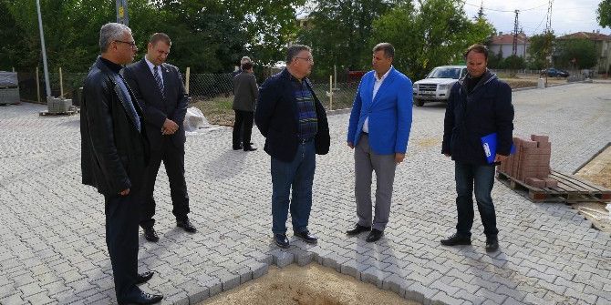Kırklareli’nde Parke Taşı Döşeme Çalışmaları