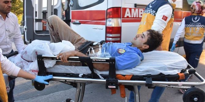 Buğday Eleme Makinesi Ayağını Kopardı