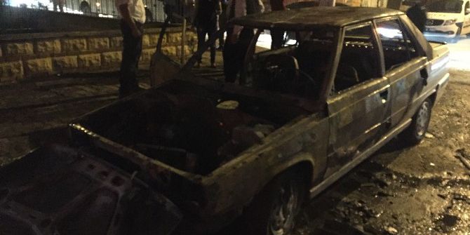 Adana’da Araç Yangını