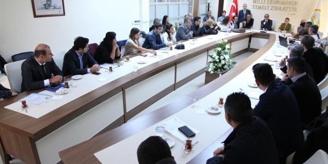 Genç Çiftçi Projesi Değerlendirme Toplantısı Yapıldı