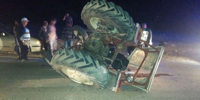 Kozan’da Traktör Takla Attı: 1 Yaralı