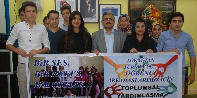 Tokat’ta “Bir Ses, Bir Nefes, Bir Çığlık” Temalı Yardımlaşma Projesi