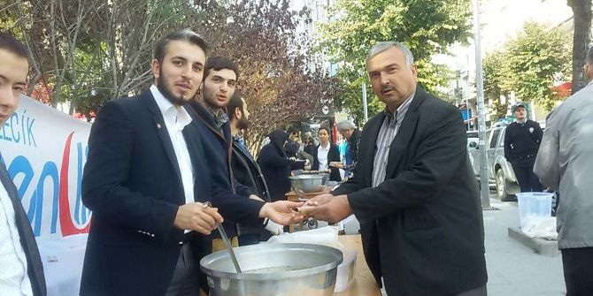 Saadet Partisi Bilecik İl Teşkilatı’ndan Aşure İkramı