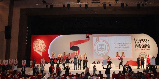 İstanbul Barosu Seçimlerinde "Tahir Elçi" Protestosu