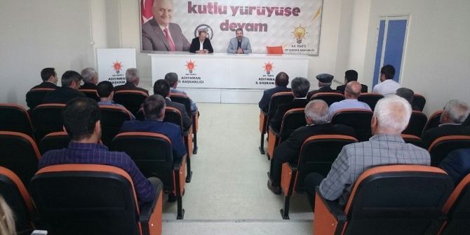 Ak Partide Birimlerin Aylık Toplantısı Yapıldı