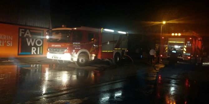 Başkent’te Korkutan İş Yeri Yangını