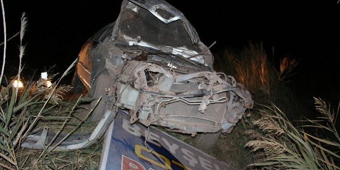 Otomobil Takla Attı:1 Ölü, 1 Yaralı