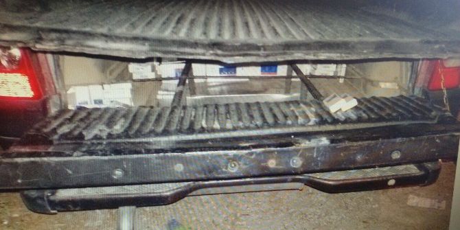 Aracın Zulasından 3 Bin 750 Paket Kaçak Sigara Çıktı