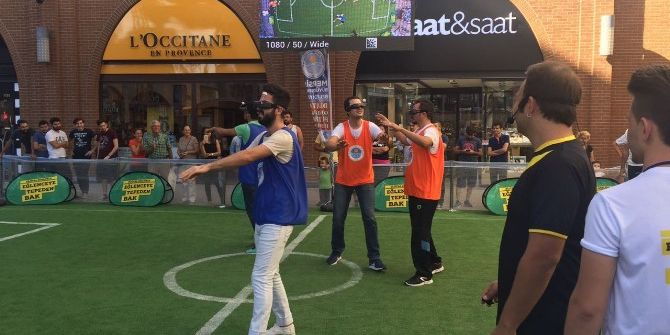 "Dijital Futbol Turnuvası" Renkli Görüntülere Sahne Oldu