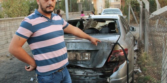 Lüks Aracı Hem Kurşunladılar Hem De Kundakladılar