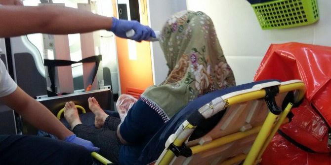 Akrebin Soktuğu Kadın Hastaneye Kaldırıldı